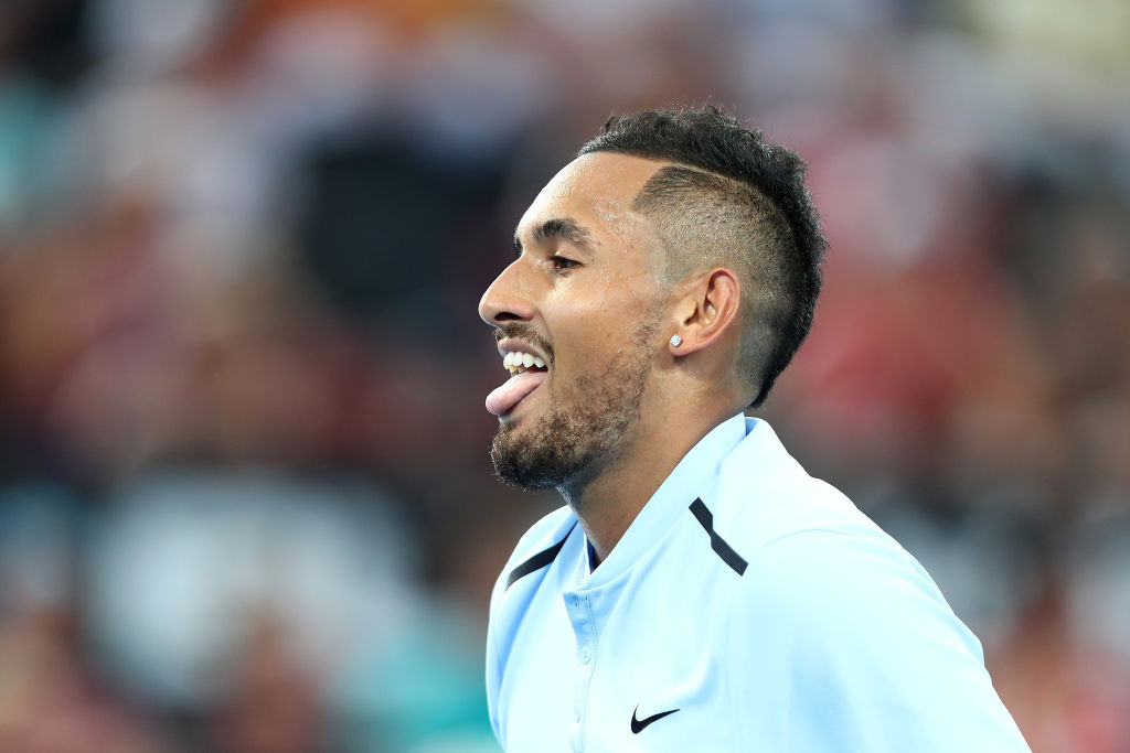 WATCH: Australian Nick Kyrgios plays cheeky trick shot en route to victory