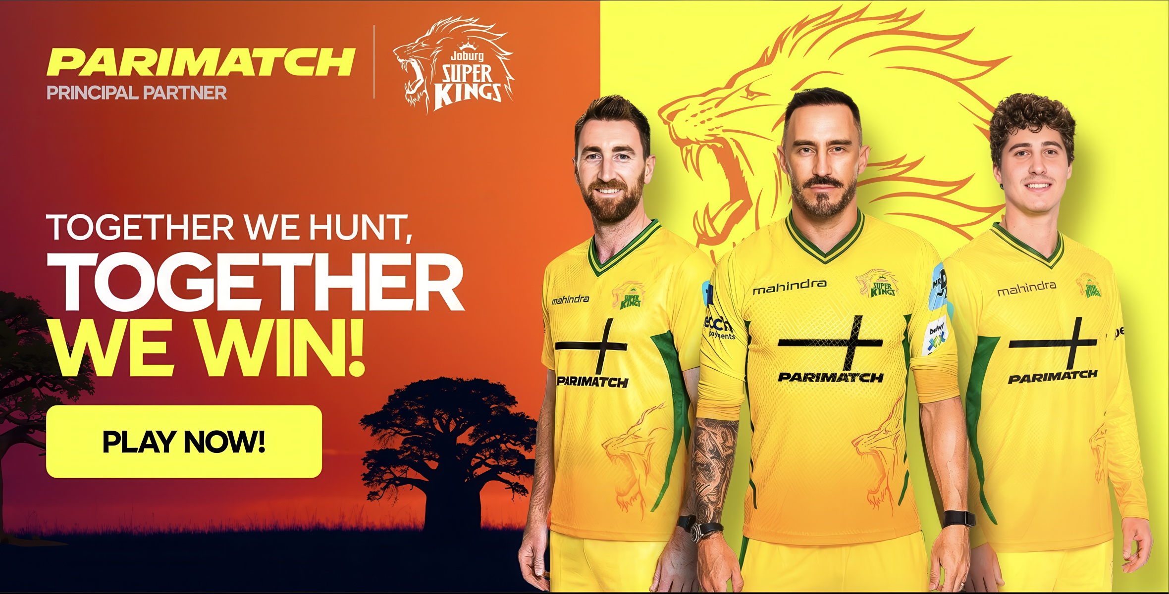 Parimatch Partnership with Joburg Super Kings.