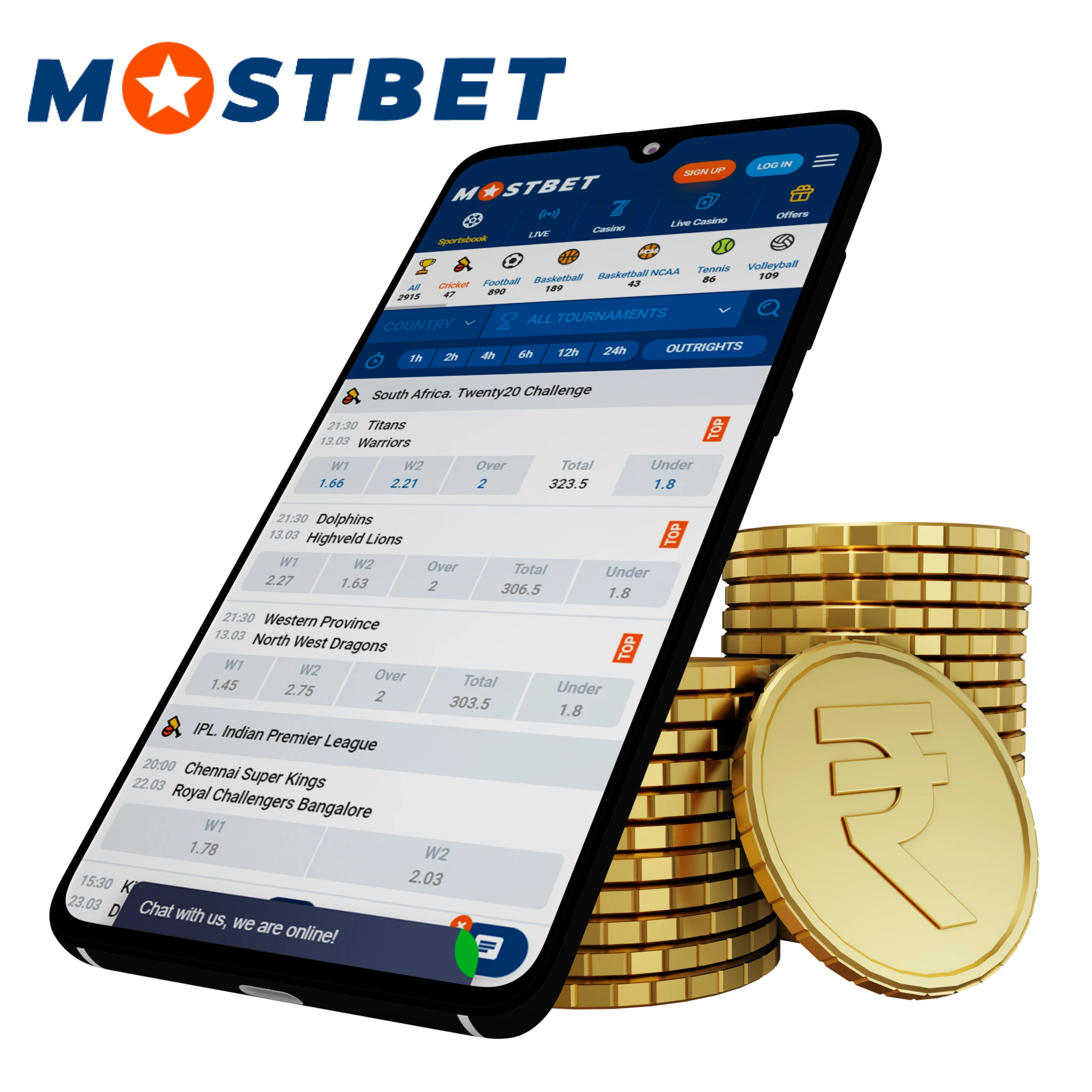 The Mostbet mobile app will be a revelation as you can have daily access to cricket betting.