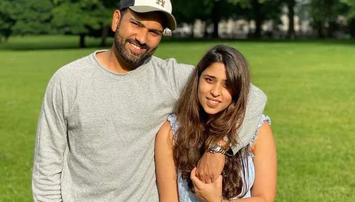 Rohit Sharma on vacation with Ritika Sajdeh.