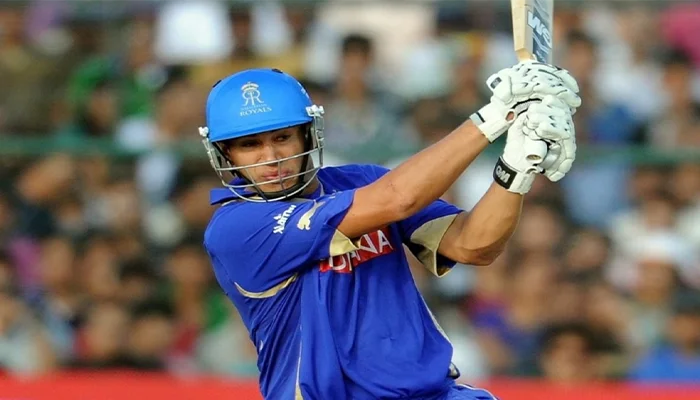 Ross Taylor playing for the Rajasthan Royals in 2011.