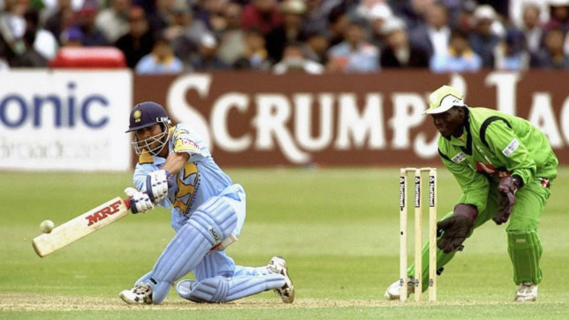 Sachin Tendulkar centuries vs Kenya in World Cup on 18 February 1996.