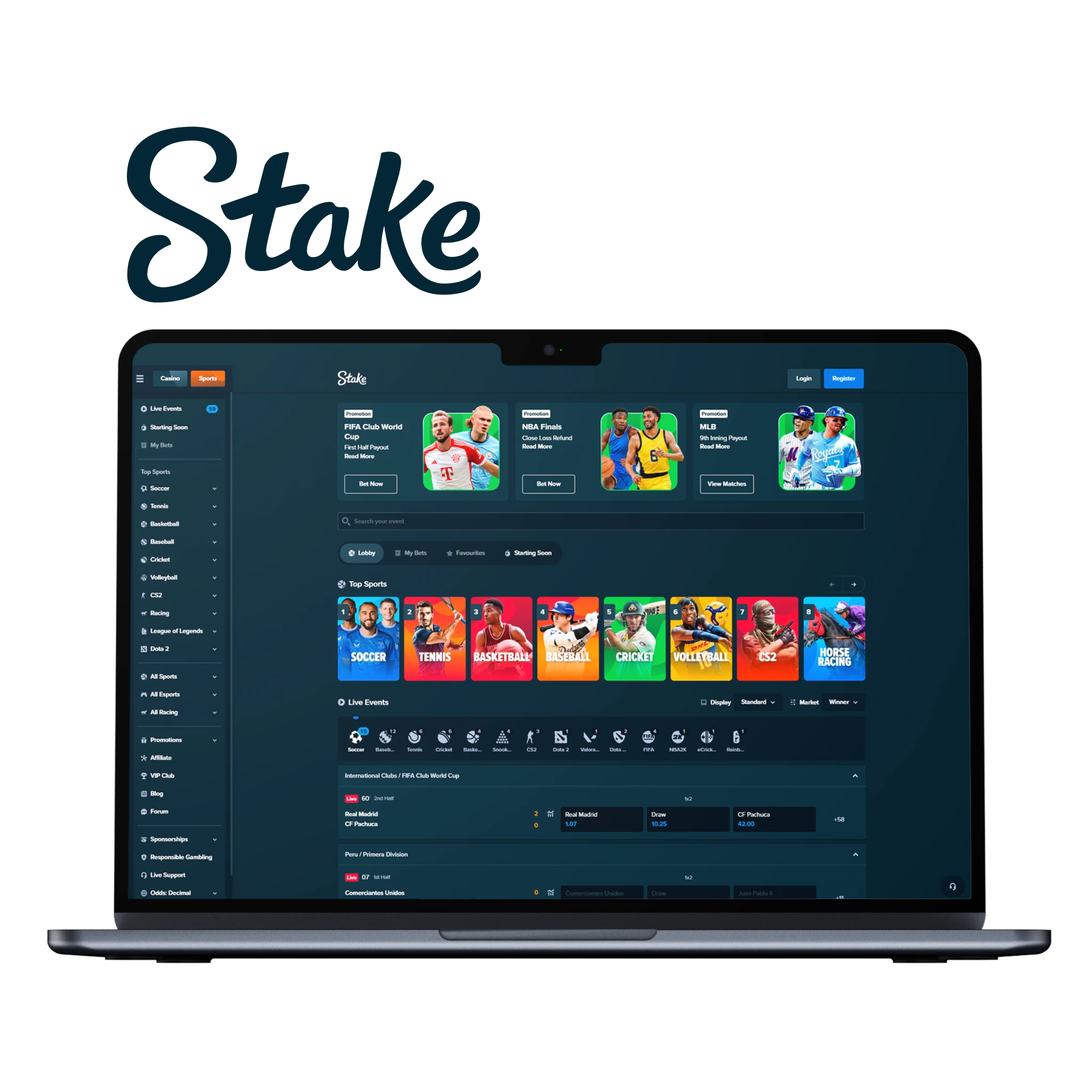 Stake provides the fastest way to withdraw money via cryptocurrency and without commission.