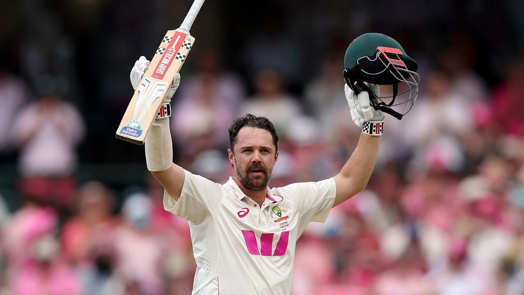 Travis Head debuted in the T20I format on 26 January 2016.