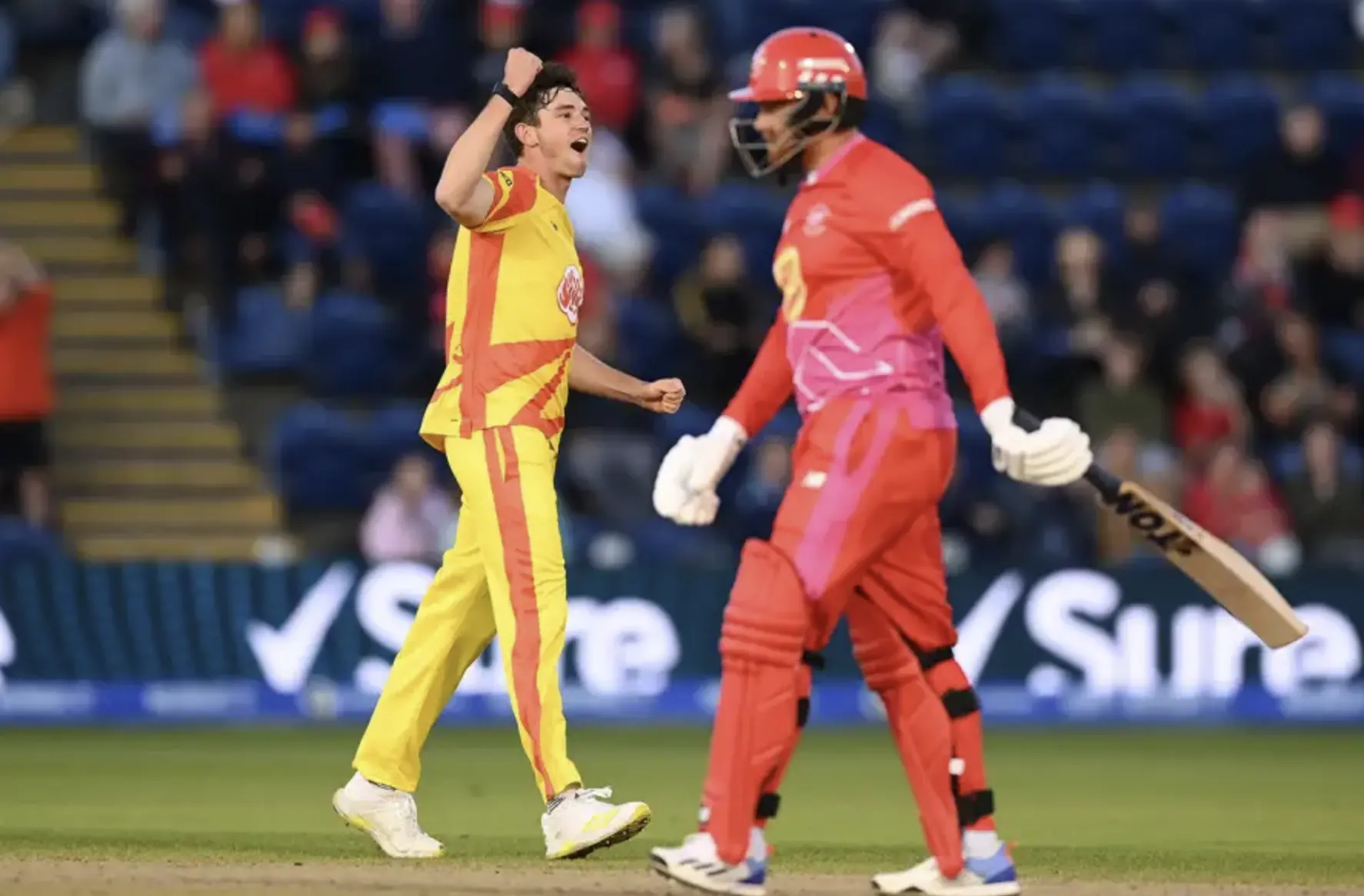 Trent Rockets defeated Welsh Fire by 4 Runs.