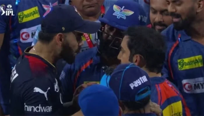 Virat Kohli and Gautam Gambhir engaged in a heated verbal spat against each other.